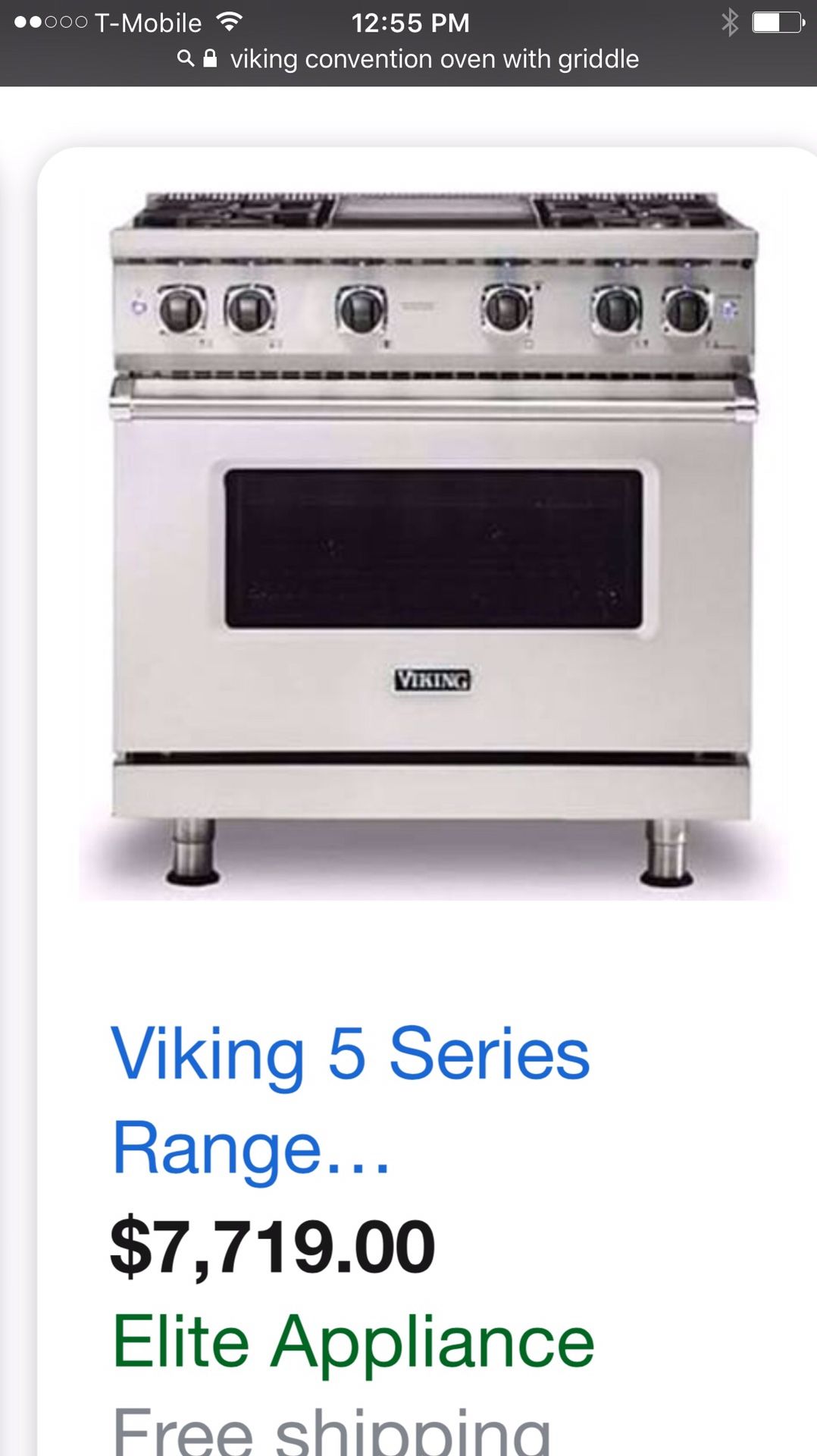 Viking elite appliance