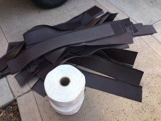 Commercial wall base 320 ft. X 6” plus two rolls of caristrap Make Offer