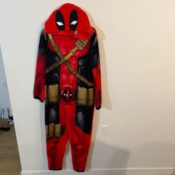 Deadpool One-Piece Hooded onesie