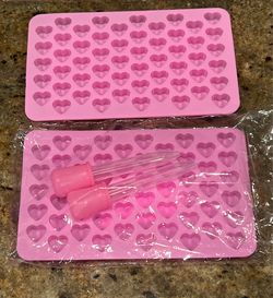 Mini Heart-Shaped Silicone Mold Set
