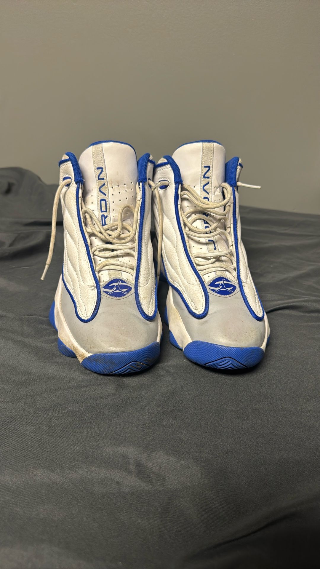Jordan Pro Strong White Hyper Royal