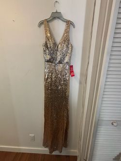 Formal champagne dress