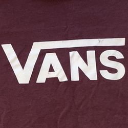 Maroon Vans T-shirt 