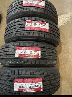 Brand new Landspider 235/65R16C 122/119R E 10 PR tires $580 installation and balance includes