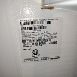 Need A Door Gasket For Upright Sears/Kenmore Freezer 