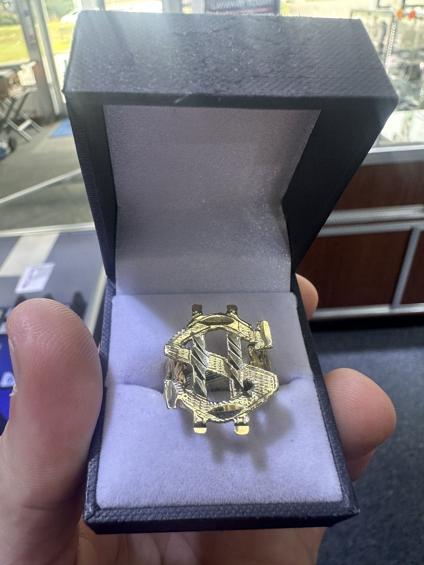 10kt Dollar Sign Ring