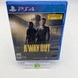 A Way Out (Sony PlayStation 4 PS4, 2018)