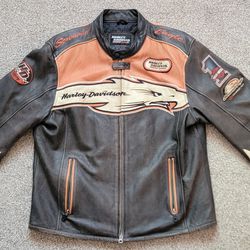 Harley Davidson Screamin Eagle Racing Jacket Mens Size XL
