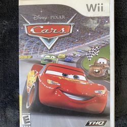Cars Wii Video Game 