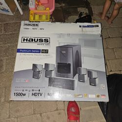 Surround Sound Theater Speaker Sistum New Open Box 