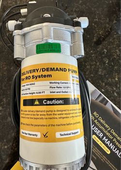 RO System Delivery Demand Pump
