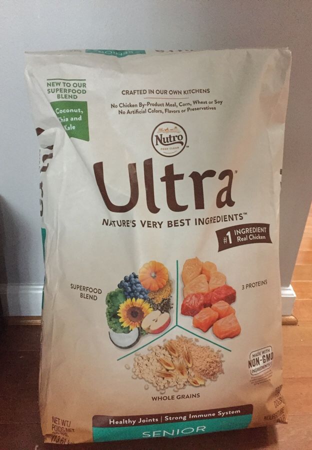 New Ultra Dog food 30lbs bag