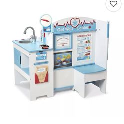 Melissa & Doug Wooden Get Well Doctor Activity Center