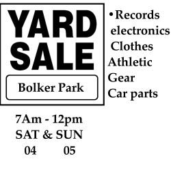 YARD SALE 
