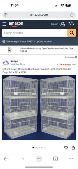 Used Bir Cage Opaline Lovebird