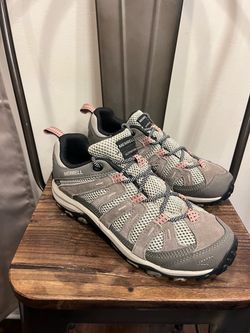 Merrell Alverstone 2 Womens Size 9 Beige Gray Running Hiking Shoes Sneakers