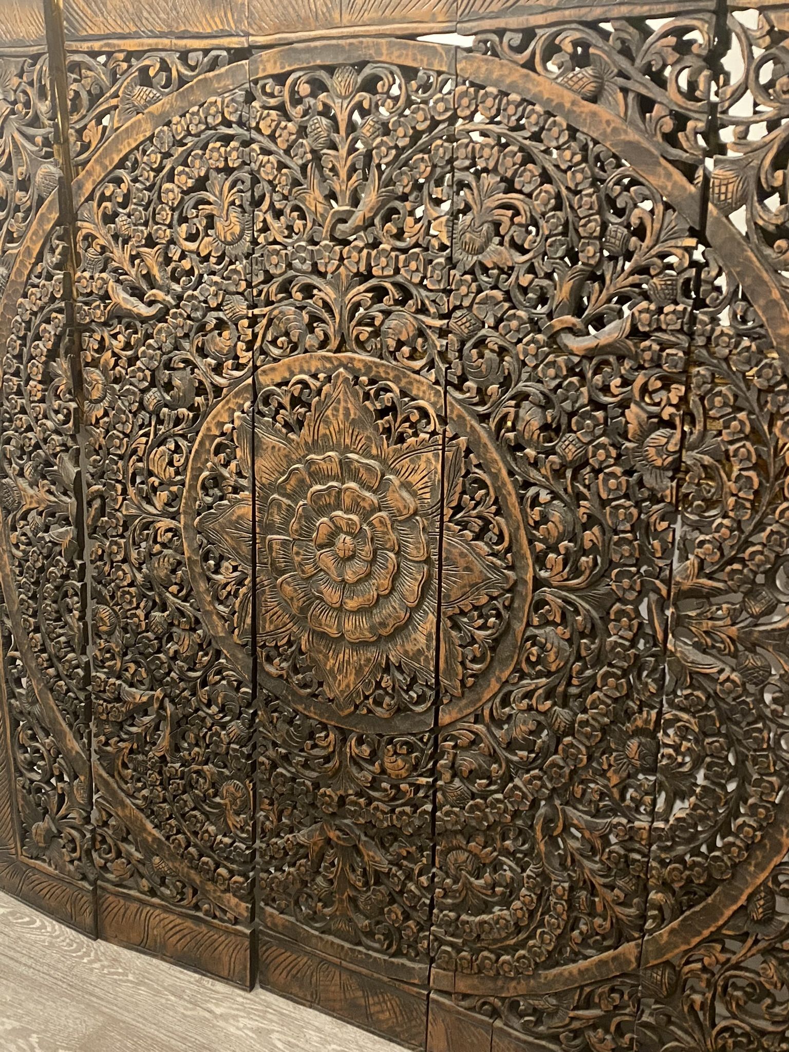 Thai Hand Carved Wall Art