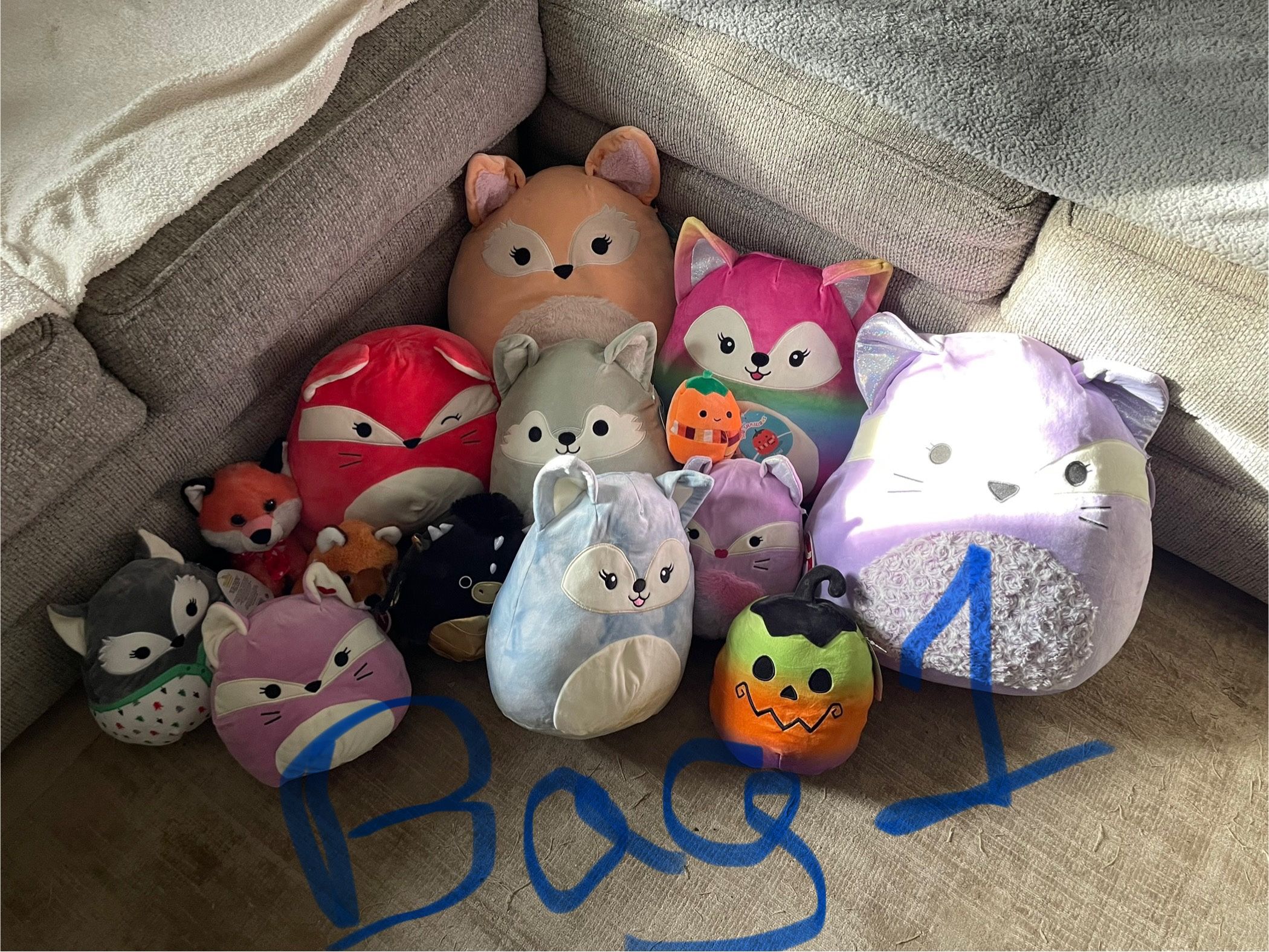Bag Full Of Squishmallows Plus Some Other Random Plushies