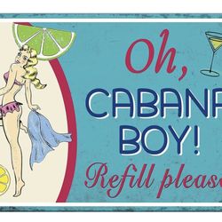 Pool Decorative Sign 