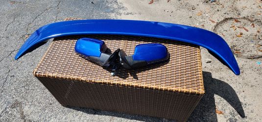acura Rsx Type S rear Oem Wing And 2 Mirrors 