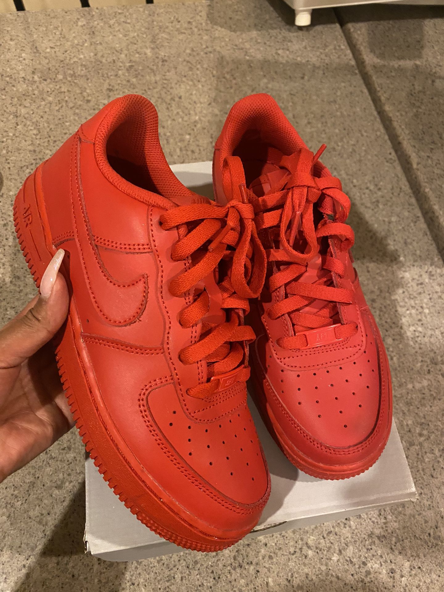 all red air force ones low