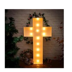 4ft Cardboard Marquee Cross 