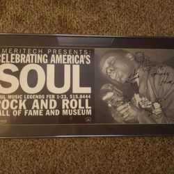 Temptations Autographed Poster Dated 1997