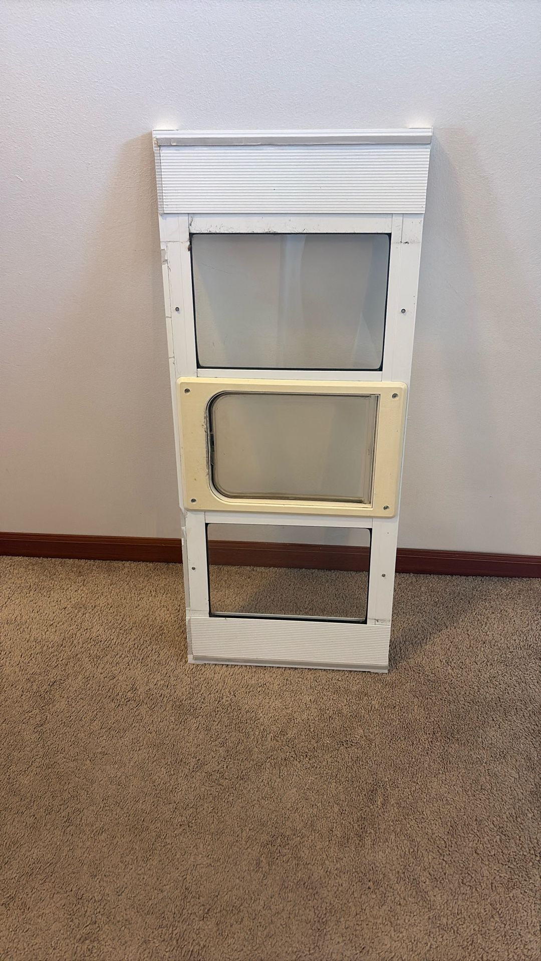 Cat Door For Vertical Window