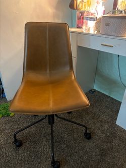 Brown Leather Office Chair