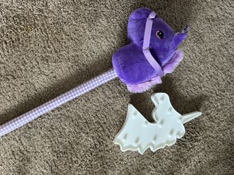 Unicorn Hobby Horse and Night Light