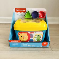 NEW/Fisher Price First Blocks