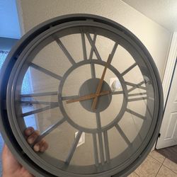 Teal Blue Clock House Decoration 10$ Need Gone 