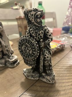 Aztec warrior Statue