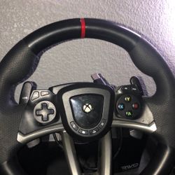 Xbox 1 Steering Wheel And Pedals