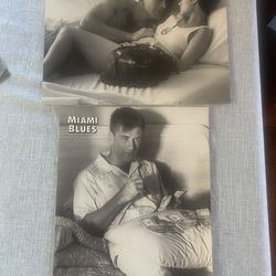 Miami Blues 11x14 Lobby Cards 2pc Alec Baldwin 1990 Orion Pictures