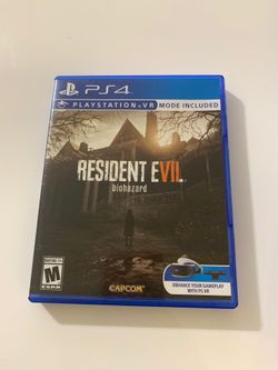 Resident evil 7 ps4 like new