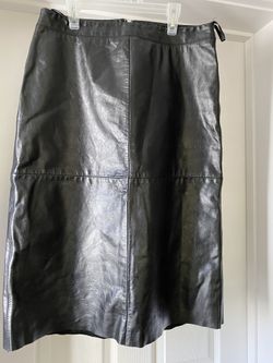 Genuine leather skirt size 8