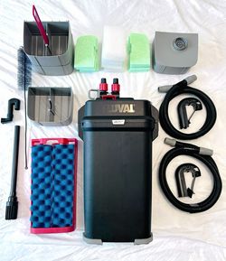 Fluval 407 Aquarium Canister Filter and New Extra FIlters