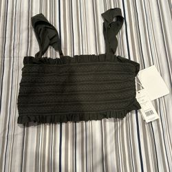 Tory Burch Olive green Bikini Tube Top