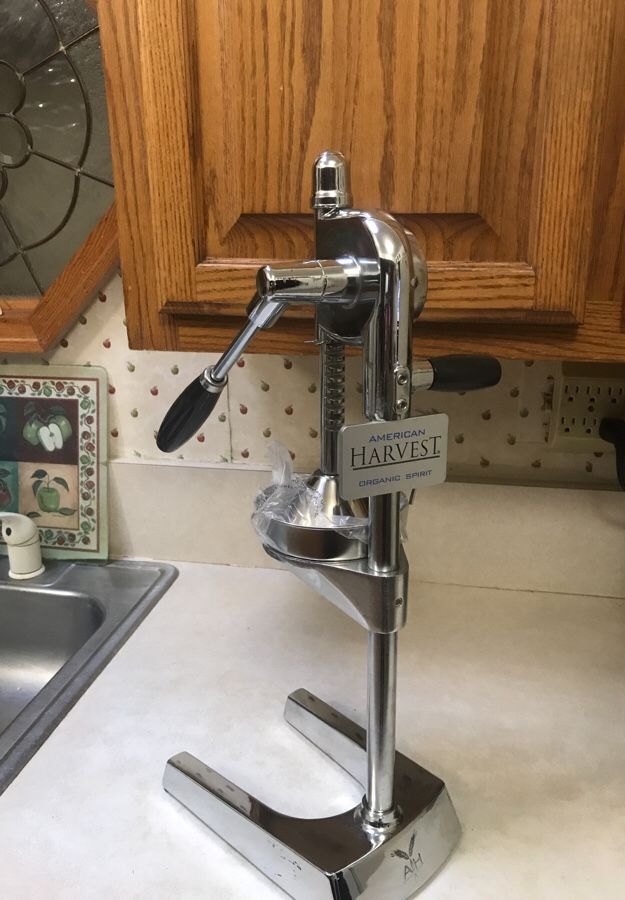 New American Harvest Organic Spirit Manual Stainless Steel Juicer