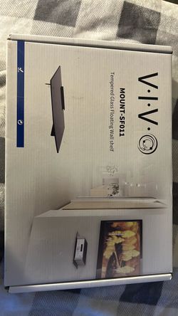 Vivo Mount - SF011 Tempered Glass Floating Wall Shelf