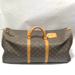 Louis Vuitton Keepall Bandouliere 50 Monogram Canvas Leather Duffle Bag France
