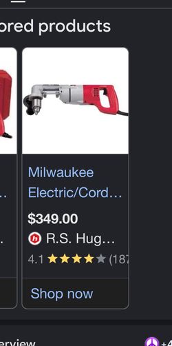 Milwaukee 1/2" Right Angle Drill heavy-duty metal