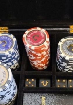 New In Box True Religion Poker Set