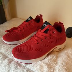 Orthora Red Sneakers – Brand New, Lightweight, Comfortable & Slip-Resistant