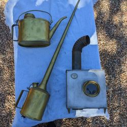 c.1900 Railroad Oilers & Magic Lantern