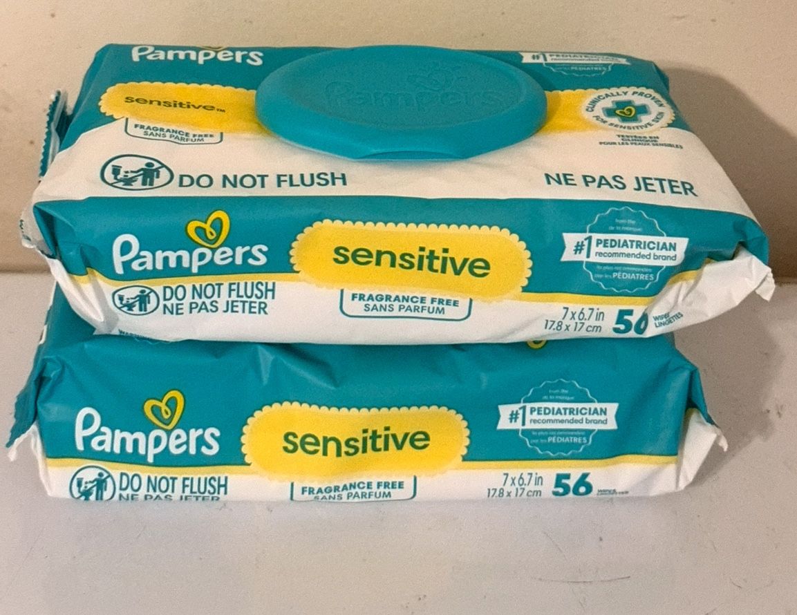 Pampers Wipes (both)