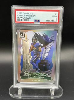 Lamar Jackson PSA 9 Downtown