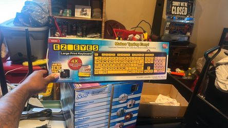 EZ Eyes Large Print USB Keyboard