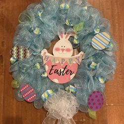 Easter bunny wreath